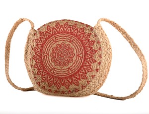 Bolso Tote de Yute y Algodón Ecológico, Diseño Bohemio Indio, con Correa de Hombro y Cierre de Cremallera, para Viaje, Tendencia 2026 - Product Image 5