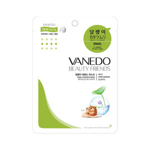 Masque visage VANEDO Essence Snail, beauté coréenne, soin coréen, cosmétiques coréens, masque visage sans cruauté, extrait de bave d'escargot. - Product Image 1