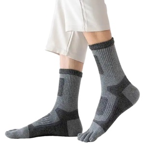Men's Athletic <b>Socks</b> Geometric Pattern Gray Breathable Knitted Sport Wear Summer Use - Product Image 1