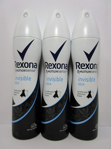 Set de 3 Desodorantes Antitranspirantes en Aerosol Rexona Invisible Aqua para Mujer, 150 ml / 5.07 oz - Product Image 4