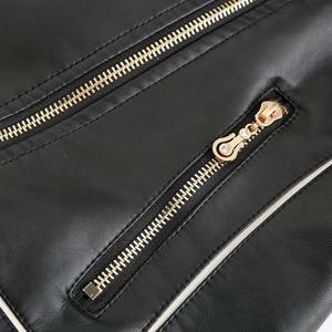 Vestes en similicuir unies pour femmes et filles, design unique, très vendues, service OEM, impression de logo, vêtements décontractés, hiver - Product Image 6