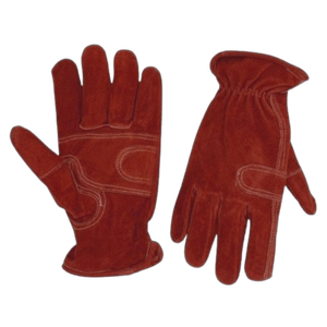 ถุงมือทำงานหนังวัวแท้เสริมความแข็งแรง ดีไซน์ใหม่ นุ่มสบาย ป้องกันมือสำหรับงานอุตสาหกรรม ก่อสร้าง และทำสวน - Product Image 5