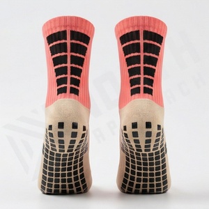 Professional <b>Men</b> Anti Slip Sports Soccer Football Grip <b>Socks</b> Customized <b>Color</b> Breathable Athletic Performance Training Sport - Product Image 2