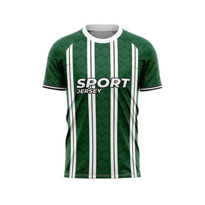 2026 New <b>Men's</b> Short Sleeve Breathable Soccer Jersey Wholesale Price Custom Color Design Sportswear Sublimated Soccer Jersey - Product Image 2