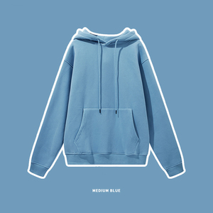 MAX WORLD ENTERPRISES – Sweat à capuche unisexe noir en coton 100 % écologique, tricoté, coupe ample, anti-boulochage, respirant pour l'hiver - Product Image 6