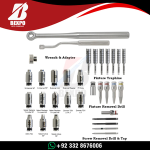 Kit Maestro para Extracción de Implantes y Tornillos, Juego de Llaves de Trinquete y Brocas de Garra - Product Image 4