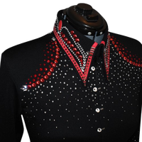 Camisa Premium Ecológica de Secado Rápido y Ligera para Mujer, Estilo Western, para Montar a Caballo, Rodeo, Carreras de Barriles