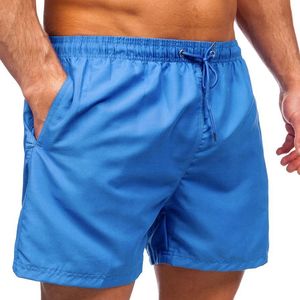 Short de bain décontracté respirant et personnalisable pour homme, en polyester, imperméable, anti-UV, séchage rapide, taille élastique, idéal pour la plage et la gym - Product Image 5