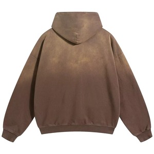 Sun Faded <b>Acid</b> Washed Plus Size Men's Hoodies & Sweatshirts <b>Drop</b> Shoulder Plain Rhinestone Custom <b>Acid</b> Wash Hoodie - Product Image 2