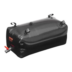 Serbatoio d'Acqua Portatile per Camper 113 L/29.85 Gal, Sacca d'Acqua Pieghevole in PVC 1000D, Contenitore Morbido per Idratazione - Product Image 1