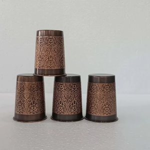 Gobelet en cuivre ayurvédique pour eau et détoxification - Anti-fuite, compatible lave-vaisselle et micro-ondes, idéal pour la maison, le bureau, les cadeaux et l'hôtellerie - Product Image 6