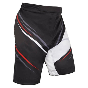 Shorts MMA légers 100% coton, logo personnalisé sur le devant, séchage rapide, respirant, haute qualité, 220g, vêtements d'arts martiaux unisexes pour adultes - Product Image 2