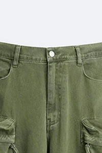 Pantalones Cargo Rectos para Hombre con Logotipo Personalizado, Nuevo Modelo, Transpirables, Casuales, de Corte Holgado - Product Image 6