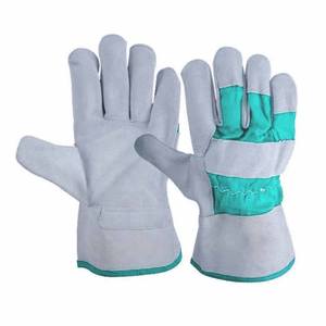 Guantes de Trabajo de Cuero Vacuno de Alto Rendimiento, Resistentes a la Abrasión, Protección para las Manos, Guantes de Construcción - Product Image 5