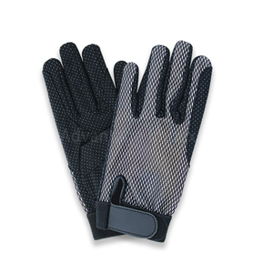 Wholesale Custom Equestrian Gloves: Washable Anti-Slip Rider Gloves with Adjustable Velcro Wrist Custom Logo and Design - Product Image 4