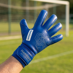 Gants de gardien de but de football Namissm, en cuir PU, antidérapants, respirants, avec sangle de poignet réglable, unisexe - Product Image 5