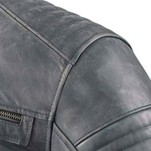 Chaqueta de Motociclista de Cuero Vintage para Hombre, Chaqueta de Cuero Genuino Premium, Chaqueta de Motociclista con Logotipo Personalizado, Chaqueta de Moda - Product Image 4