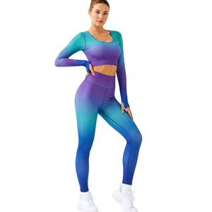 Conjuntos de Yoga para Mujer con Detalles en Neón Carbón, Nylon de Alta Calidad, Antibacteriano, Transpirable, Elástico, Conjuntos de Yoga para Mujer al por Mayor - Product Image 3