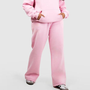 Ropa Deportiva de Invierno al por Mayor, Conjunto de Dos Piezas para Mujer, Sudadera con Capucha de Manga Larga y Pantalones Deportivos - Product Image 4