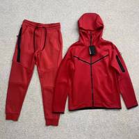 Erkek Büyük Beden Düz Renk Nefes Alabilen Polar Eşofman Takımı Özel Logo Fermuarlı Cepli Kapüşonlu Sweatshirt ve Eşofman Altı Seti Kontrast Panel