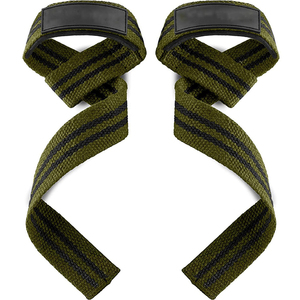 สายรัดข้อมือยกน้ำหนักแบบมีโลโก้สั่งทำพิเศษ พร้อมที่จับมือ ขายส่ง สำหรับการฝึกเวท ฟิตเนส ออกกำลังกาย กีฬา - Product Image 6