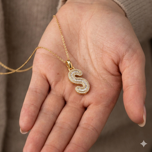 Trendy Unisex Jewelry Hip Hop Custom <b>Initial</b> Alphabet Letter <b>Pendants</b> 925 <b>Silver</b> Gold plated Moissanite Diamond Necklace Charms - Product Image 4
