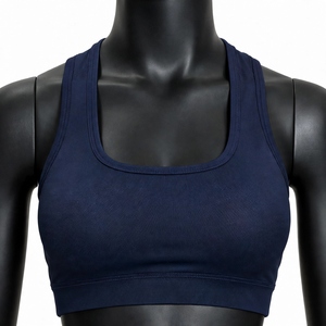 Conjunto Deportivo de Yoga Azul Marino para Mujer, Sujetador Deportivo Acolchado, Leggings Acampanados, Traje de Dos Piezas, Ropa Deportiva Suave para Fitness - Product Image 5