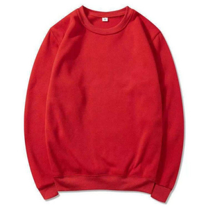 เสื้อสเวตเชิ้ตคอกลมโอเวอร์ไซส์สำหรับผู้ชาย สีพื้น ผ้าฝ้ายถัก ทรงลำลอง ใส่สบายในฤดูใบไม้ร่วง แขนยาว ทรงปกติ - Product Image 3