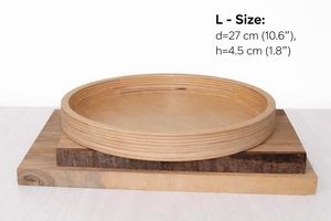 ถาดไม้กระถินขนาดกลางสำหรับใช้ในครัว ถาดไม้กระถินทรงลึกสำหรับเสิร์ฟ ถาดไม้กระถินทรงแบนสำหรับจัดแสดง ถาดไม้กระถินทรงกว้างสำหรับโต๊ะอาหาร - Product Image 4