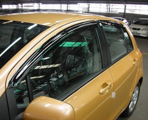Viseras para Ventanas de Auto HIC, Material PMMA, 100% Compatibles con Toyota Yaris / VITZ / Echo, 5 Puertas, Hatchback, 2005-2011 - Product Image 2