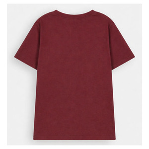 T-shirt pour homme à manches courtes tricotées sur le devant, respirant, col rond, coupe ample, impression personnalisée, anti-plis, séchage rapide, polyester/coton - Product Image 6