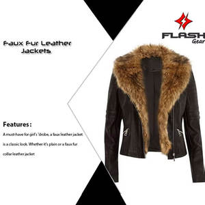 Nouveautés : Manteau en fausse fourrure, vestes en cuir zippées en polaire pour hommes, veste de moto chaude pour l'hiver et l'automne - Product Image 3