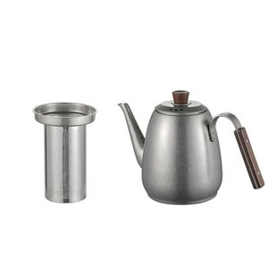 ฝาปิดกาน้ำชาและกาแฟสแตนเลสแบบรักษ์โลก พร้อมหูจับ ปรับแต่งความจุได้ กาต้มน้ำพรีเมียมสำหรับงานบริการ ดีไซน์สวยงามทันสมัย - Product Image 6