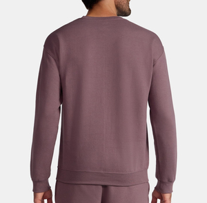 Sudadera para Hombre con Textura Melange, Sudadera de Pana, Elegante, Deportiva, Cuello Redondo, Prenda Deportiva de Alto Rendimiento, 100% Algodón - Product Image 3