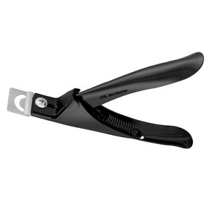 Coupe-ongles en acrylique noir, coupe-ongles pour faux ongles en acrylique, professionnels, réglables, en acier inoxydable - Product Image 2