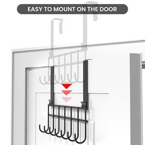 metal hanger hook for clothes metal hanger hook <b>wall</b> mount metal hanger hook heavy duty metal hanger hook black metal hanger hoo - Product Image 3