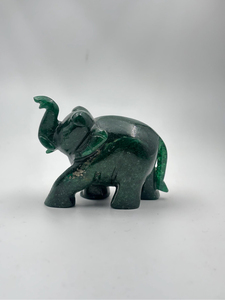 Estatua de Elefante Tallada a Mano en Fuchsite Natural, Figura de Animal de Cristal Verde, Ecológica, Feng Shui, OEM, ODM, Venta al Por Mayor - Product Image 4