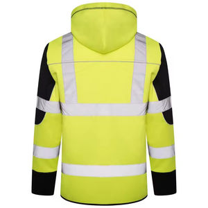 Sudadera con Capucha Reflectante de Seguridad Personalizada a Precio de Mayoreo, con Tiras Reflectantes, Ropa de Trabajo de Seguridad para la Construcción, Chaqueta de Invierno ANSI Clase 2 - Product Image 2