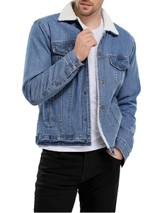 Suppliers <b>Denim</b> Cotton Fabric <b>Jackets</b> OEM <b>Custom</b> Manufacturer Pigment Washing Mens Jean <b>Denim</b> <b>Jacket</b> - Product Image 2