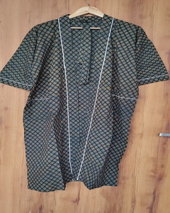Robe Kimono Bohème en Coton Imprimé Floral Fait Main, Respirante, à Manches Longues, pour la Nuit – Fournisseur en Gros - Product Image 4