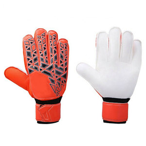 Guantes de Portero de Fútbol, Dedos Completos, Azul y Naranja, Cierre de Velcro, Unisex, Transpirables, Antideslizantes - Product Image 4