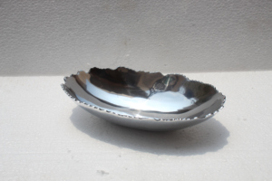 Cuencos de servicio chapados en oro de aluminio personalizados para hogares y restaurantes, cuencos de vajilla, cuencos artesanales de aluminio de diseño moderno - Product Image 2