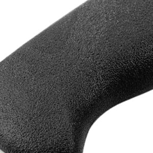 Couteaux de cuisine noirs à poignée ergonomique avec lame argentée lisse, manche profilé et extrémité arrondie pour la découpe des aliments - Product Image 3