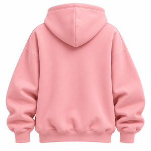 Sweat-shirt à capuche en molleton épais pour femme, coupe ample, couleur unie, chaud, décontracté, streetwear - Product Image 2