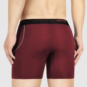 Ropa Interior Masculina de Algodón y Poliéster, Calzoncillos Boxer Suaves y Cómodos, Ecológicos, Proveedor OEM, Venta al Por Mayor, Mejor Vendedor - Product Image 2