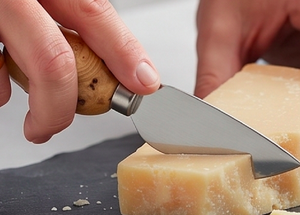 Classic <b>Cheese</b> Spreader <b>Set</b> With Wood Round Handle Elegant Cutlery Serving Flatware Dining Ware And Tabletop <b>Set</b> Of 4 - Product Image 4