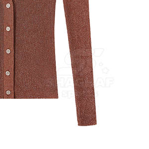 Cárdigan de Mujer, Tejido Suave, Informal, para Uso Diario, con Botones al Frente, Atuendo Moderno - Product Image 6