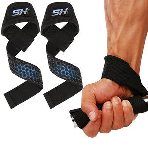 Premium Cotton Weightlifting Straps for Heavy Deadlifts Powerlifting Bodybuilding <b>Strength</b> <b>Training</b> Gym Fitness Grip Support - Product Image 1