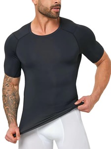Custom Wholesale <b>Men</b>’s Muscle <b>Compression</b> T-<b>Shirt</b> – Quick Dry Short Sleeve Athletic Fitness Gym <b>Shirt</b> - Product Image 4