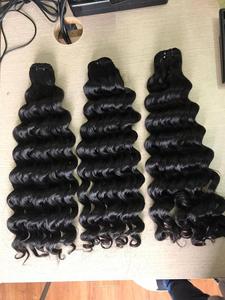 Extensiones de cabello humano virgen vietnamita 100%, máquina de cabello Remy recto, teje doble trama, 100gr, paquetes seguros de tinte más ligero - Product Image 3